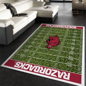 arkansas razorbacks nfl rug custom size and printing 0
