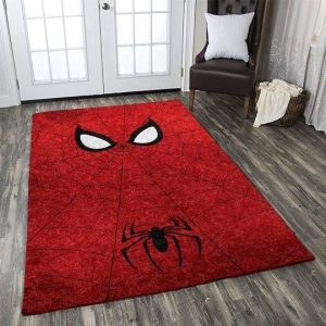 dc and marvel superhero spiderman area rug 0