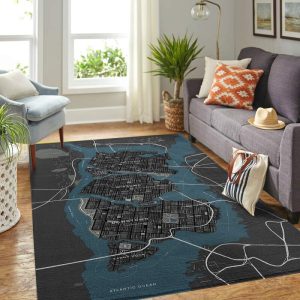 gotham city map high resolution area rug 0