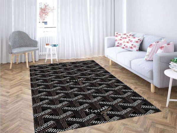 goyard paris black pattern carpet rug 1601887672879 1601887672879