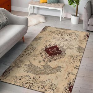 harry potter the marauders map area rug 0