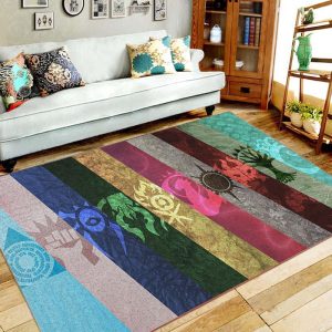 magic the gathering area rug 0