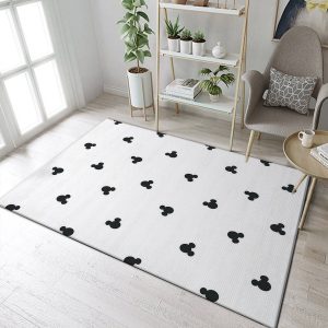 mickey head rug custom size and printing 0