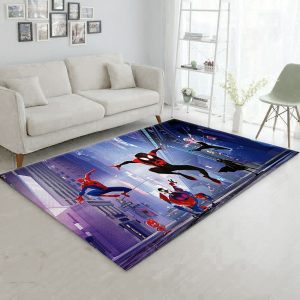 miles morales spider man rug custom size and printing 0
