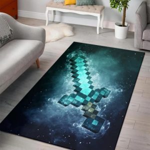 minecraft area rug custom size and printing 0