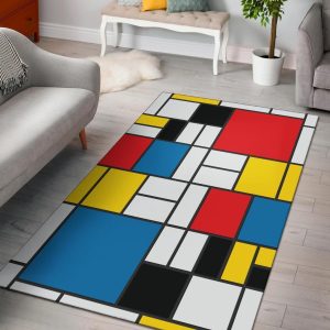 mondrian area rug 0
