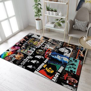 music of all time rug custom size and printing 0