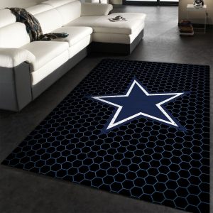 nfl team logo dallas cowboys rug custom size and printing 0