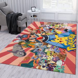 pokemon let 8217 s go pikachu rug custom size and printing 0