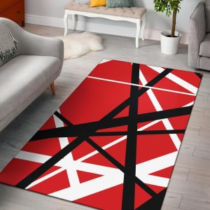 van halen stripes area rug 0